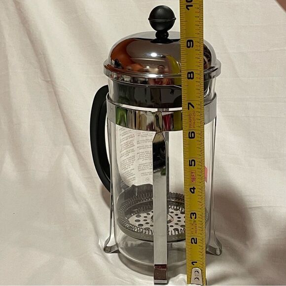 Bodum Chambord French Press Stainless and black glass carafe - Picture 4 of 8